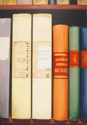 Matrikel, 2014, oil on canvas, 100 x 70 cm