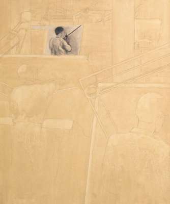 Sepia, 2011, oil on canvas, 55 x 46 cm