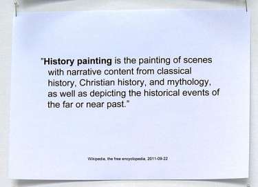 Tool-box for contemporary history painters